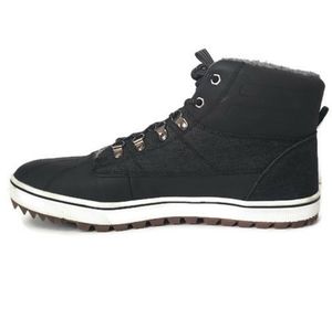 Men's boots black and white size 12